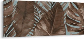 Tablou - Frunze de palmier acvarel (120x50 cm)