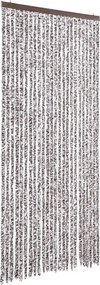 vidaXL Perdea pentru insecte, maro și bej, 100x230 cm, chenille