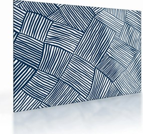 Tablou pe sticlă - linie 3D (70x50 cm)