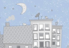 Fototapet - Pisicile nocturne (254x184 cm)
