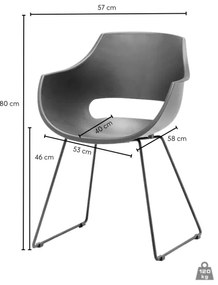 Scaun ROCKY, 1 buc., negru