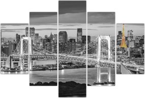 Tablou - Orașul mare cu turnul galben (150x105 cm)