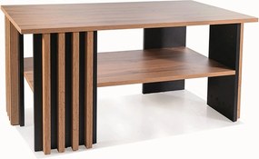 Masuta cafea EVITA, stejar artisan/negru, PAL laminat, 100x60x50 cm