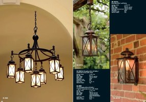 Aplica iluminat exterior design felinar din fier forjat WL 3412-A
