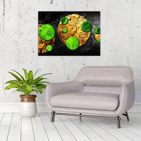 Tablou abstract - Bilă (70x50 cm)