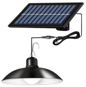 Lustră LED solară dimabilă pe cablu LED/1,8W/3,7V IP44 6500K 800 mAh + telecomandă