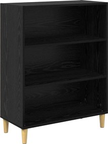 vidaXL Bufet Stejar Negru 69,5 x 32,5 x 90 cm Lemn compozit