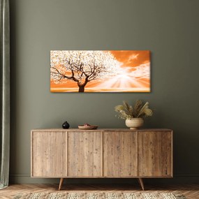 Tabloul cu pomul portocaliu (120x50 cm)