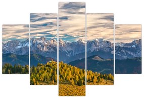 Tablou - panorama montană (150x105 cm)