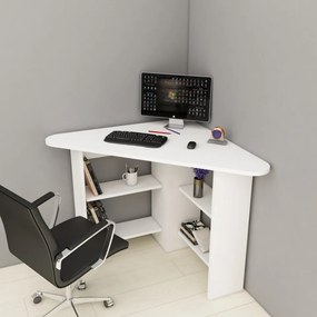 Birou de Studiu Corner, Alb