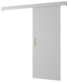 Uși culisante 90 cm Sharlene I (alb mat + alb + auriu). 1043578