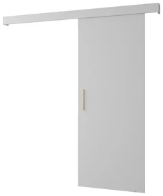 Uși culisante 90 cm Sharlene I (alb mat + alb + auriu). 1043578