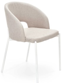 Scaun de sufragerie Kristopher (bej + alb). 1039665