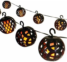 Instalație LED solară 60xLED/2m 400 mAh IP44