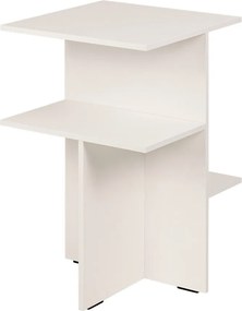 Noptieră grej cu rafturi Atik – noo.ma