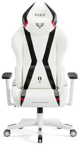Scaun gaming Diablo X-Horn 2.0 Normal Size: alb-negru