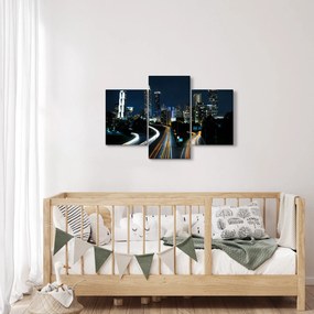 Tabloul metropolei nocturne (90x60 cm)