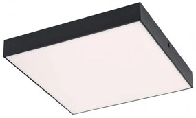 Plafoniera LED slim de exterior IP44 Tartu negru 17,5cm