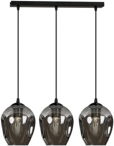 Emibig Istar lampă suspendată 3x60 W negru-grafit 680/3