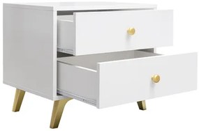 Noptieră Astradon (Alb + auriu) . 1104500