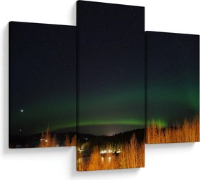 Tablou cu aurora borealis (90x60 cm)