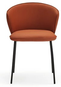 Set de scaune de sufragerie portocaliu 2 buc. tapițat Add – Teulat