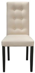 Scaun Lux, crem, 460 x 460 x 990 mm.