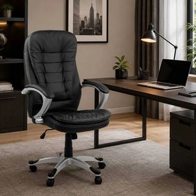 Scaun ergonomic de birou OFF 201 negru