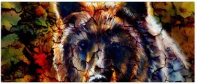 Tablou - Urs,pictură (120x50 cm)