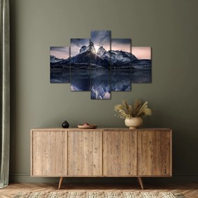 Tablou lacul cu munte (150x105 cm)