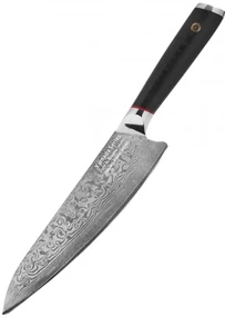 Cutitul bucatarului Yamada, otel damasc, HRC 60, 20 cm