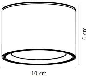 Nordlux - Spot LED dimabil FALLON LED/5,5W/230V alb