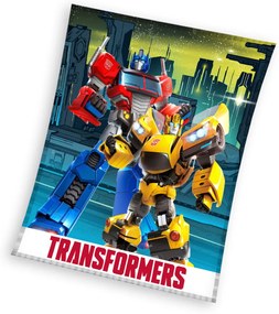 Transformers Cybercore pătură polar fleece coral 130x160cm