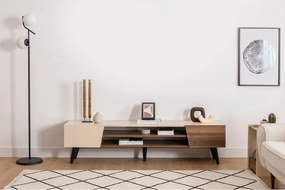 Măsuță TV Clark Walnut and Beige