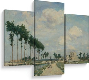 Tablou - Johan Barthold Jongkind, The Towpath, reproducere (90x60 cm)