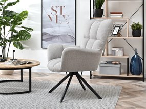 Fotoliu Kikino X (gri + negru). 1110136