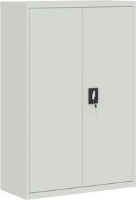 vidaXL Dulap de birou din oțel, 90x40x140 cm, gri