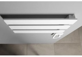 Radiator electric portpropsop Aqualine ELVIS 50W/230V 34,2 cm alb stâng