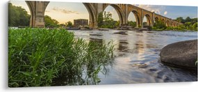 Tablou - Podul de cale ferată Richmond (120x50 cm)