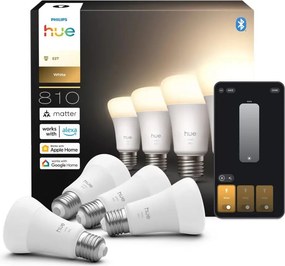 Set de 4 becuri LED reglabili Philips Hue WHITE E27/7W/230V 2700K