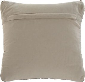 Pernă decorativă țesută manual din bumbac și iută, 45×45 cm, „Natural"