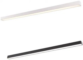 Plafoniera LED LINEAR 36W, 2700Lm, 4000K, L113,5cm, negru