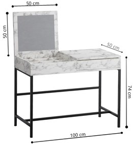 Masă de toaletă Lio (Marmură carrara) . 1102267