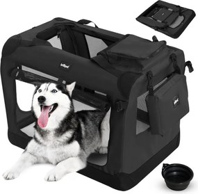 Leopet Cutie de transport pentru câini XXL, 91 x 63 x 63 cm,