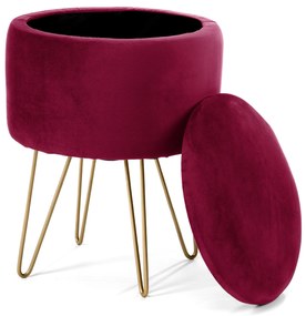 Taburete Lareina (burgund). 1069489