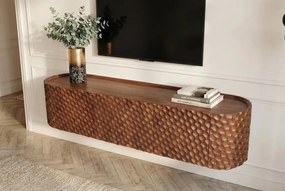 Comoda TV suspendata cu model 3D tip fagure ADLON 160cm