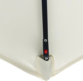 Umbrelă reglabilă AVENBERG SUNNY LED 300, diametru 3M, bej