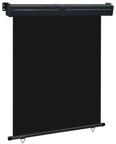 vidaXL Copertină laterală de balcon, negru, 145x250 cm