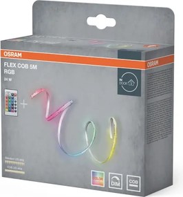 Osram - bandă LED RGB reglabilă FLEX COB 5m LED/24W/230V + telecomandă