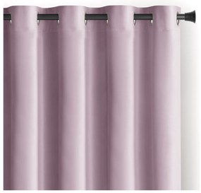 Draperie roz-deschis dimout (semi-opacă) din catifea 140x245 cm Eyelets – Restilo